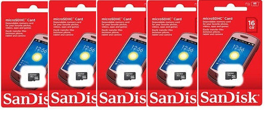 SanDisk Micro SD 32GB 16GB 8GB SD HC TF Memory Card Class 4 C4 FAST SHIPPING