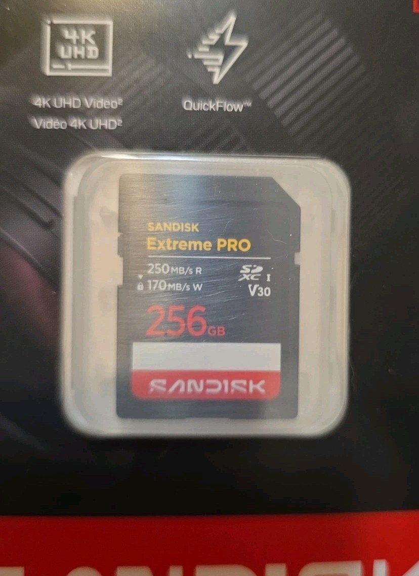 SanDisk Extreme PRO SDXC UHS-I Carte Memory Card 256GB V30