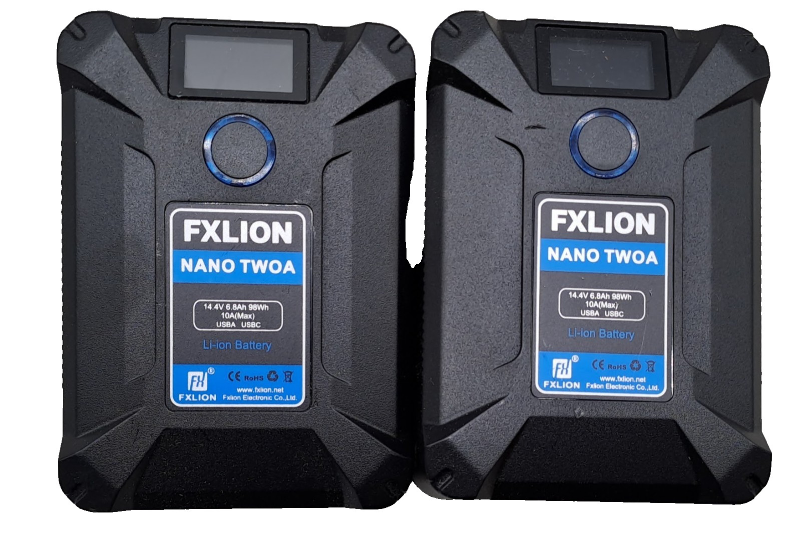 2X FXLion NANO TWO-A Ultracompact Gold Mount Battery (98Wh)