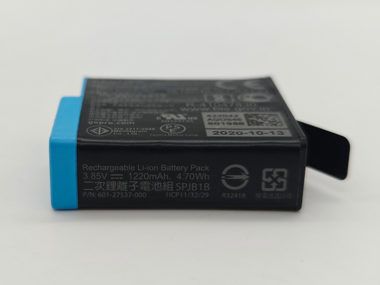 New Genuine OEM GoPro Li-Ion Rechargeable Battery SPJB1B for Hero 5 6 7 8 Black