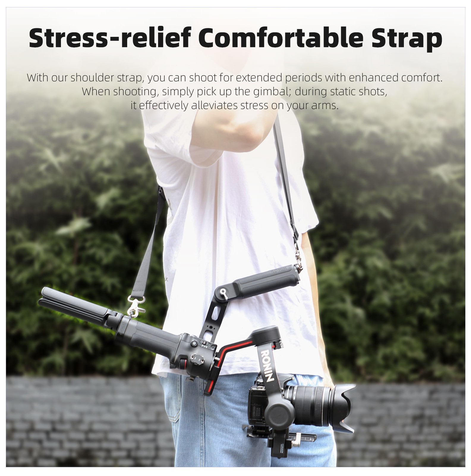 Shoulder Strap Neck Lanyard for Insta360 One RS 3/RS 4/RS4 PRO Gimbal Stabilizer