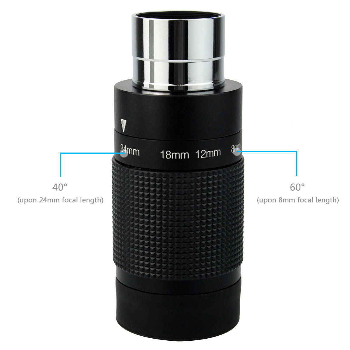 1.25″ Fully Multi-Coated Celestron Wide Angle 8-24mm Zoom Telescope Eyepiece