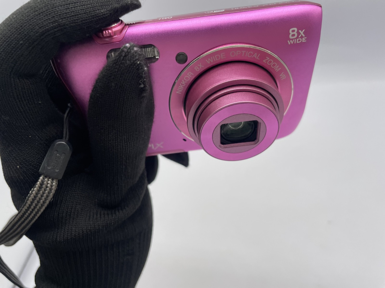READ Nikon COOLPIX S3700 pink 8x Optical Zoom Compact Digital Camera 2333