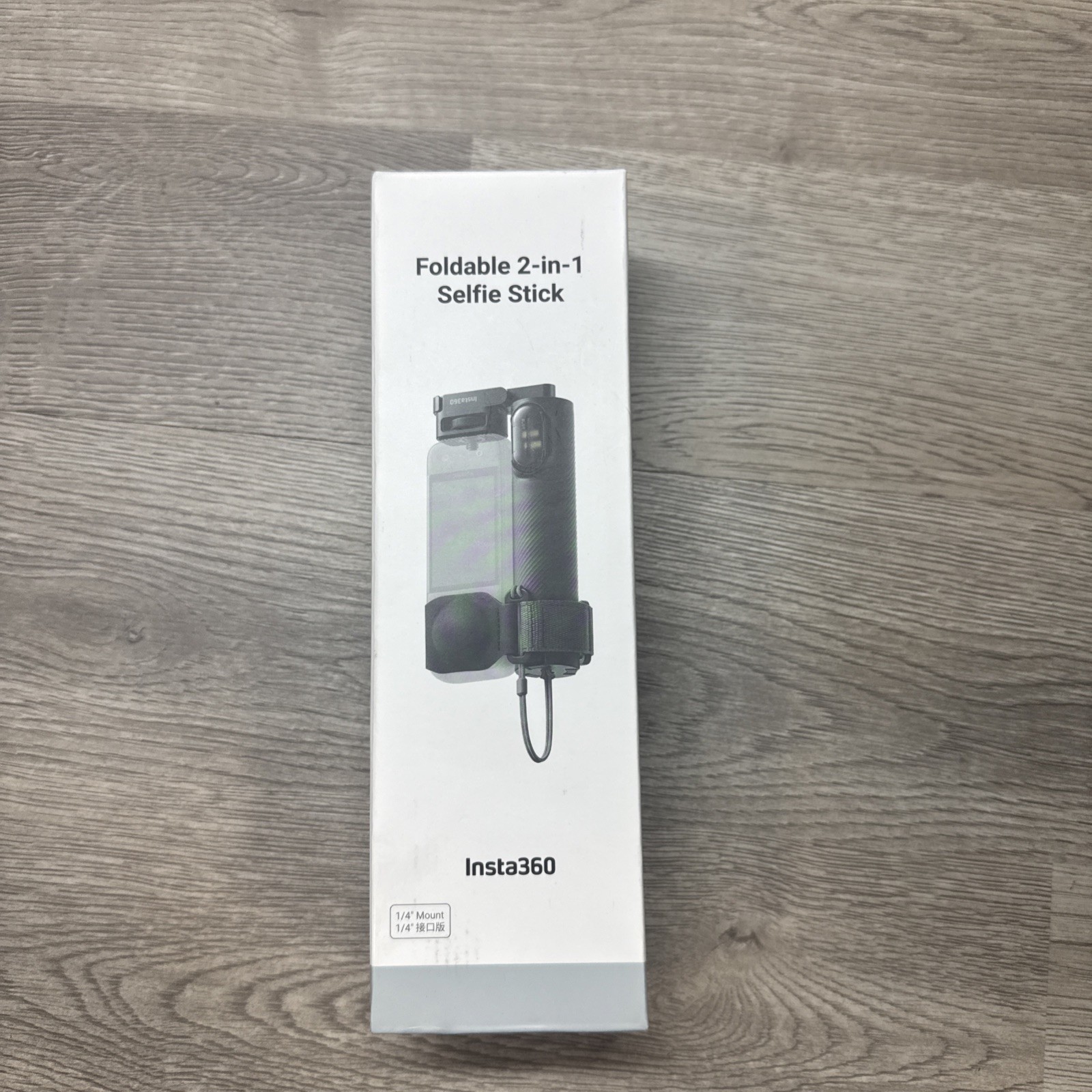 Insta360 23″ 2-in-1 Foldable Invisible Selfie Stick Tripod, Black