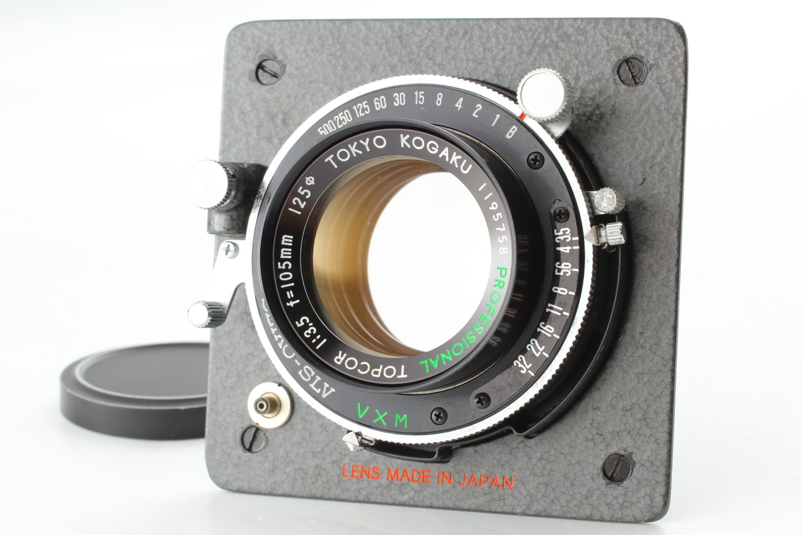 [Near MINT] Tokyo Kogaku Topcor 105mm f/3.5 Lens Horseman Seiko SLV From JAPAN