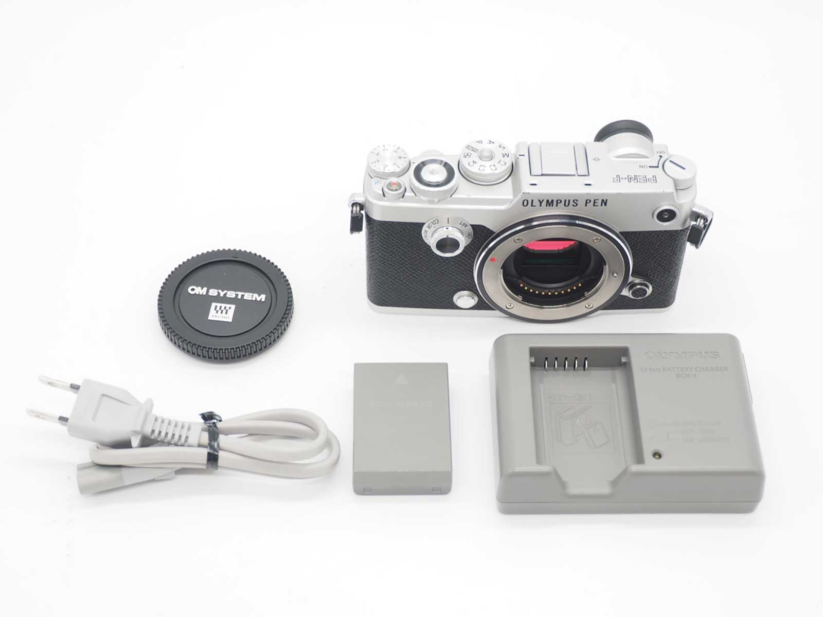Olympus PEN-F 20.3MP Digital Camera Silver 8258 Shots [Near Mint] #Z6122A