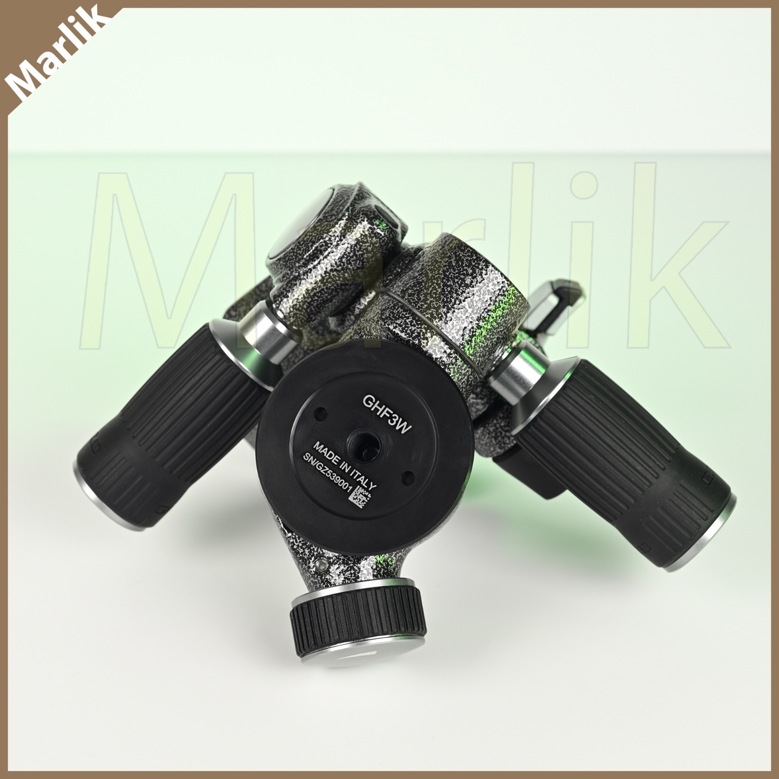 Gitzo 3-Way Fluid Head GHF3W for Tripod, Arca-Type Clamp & Plate, NEW with Pouch