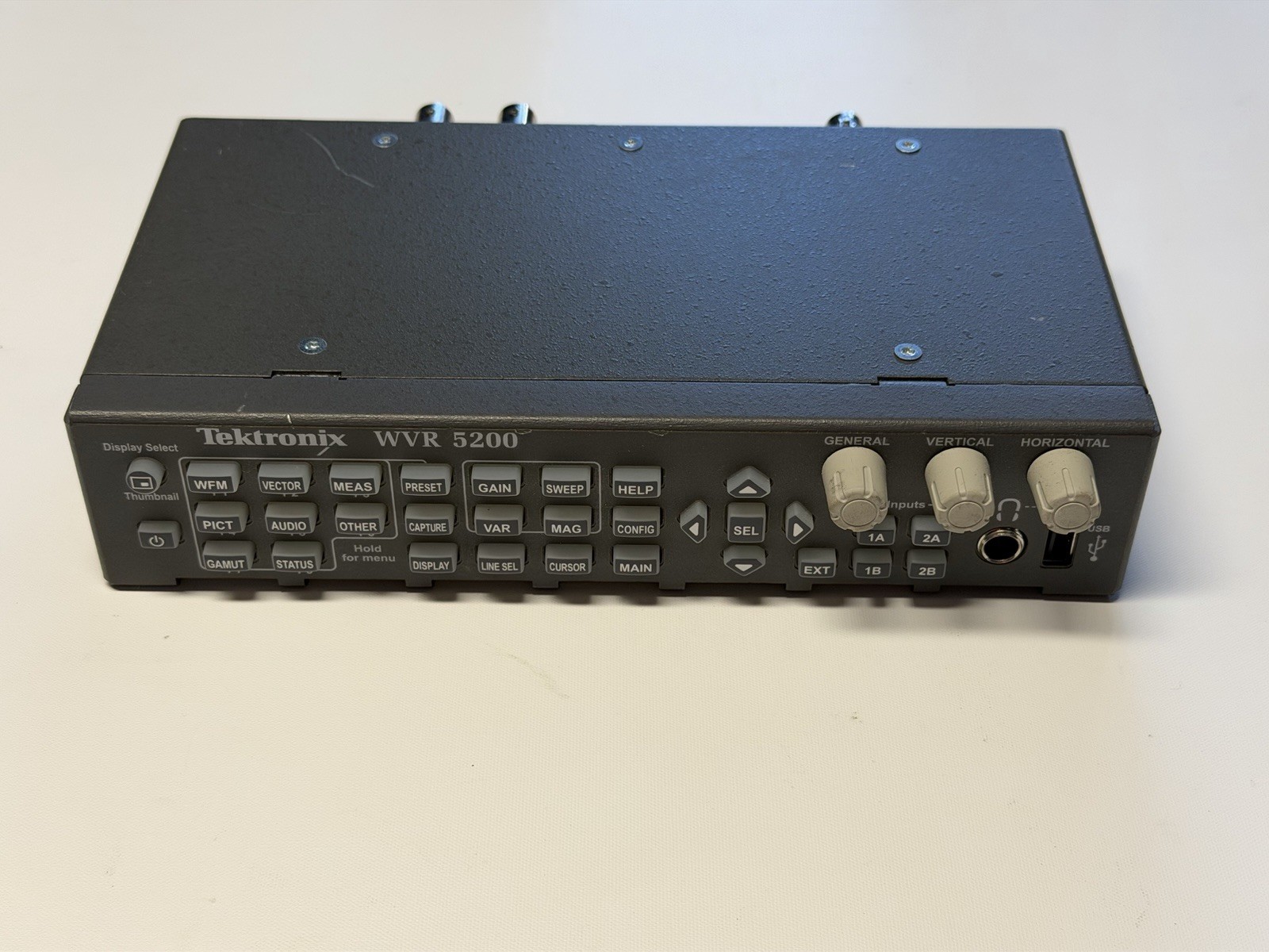 Tektronix WVR5200 HD/SD/SDI Multiformat Waveform Rasterizer – OPT STD -USED-Read
