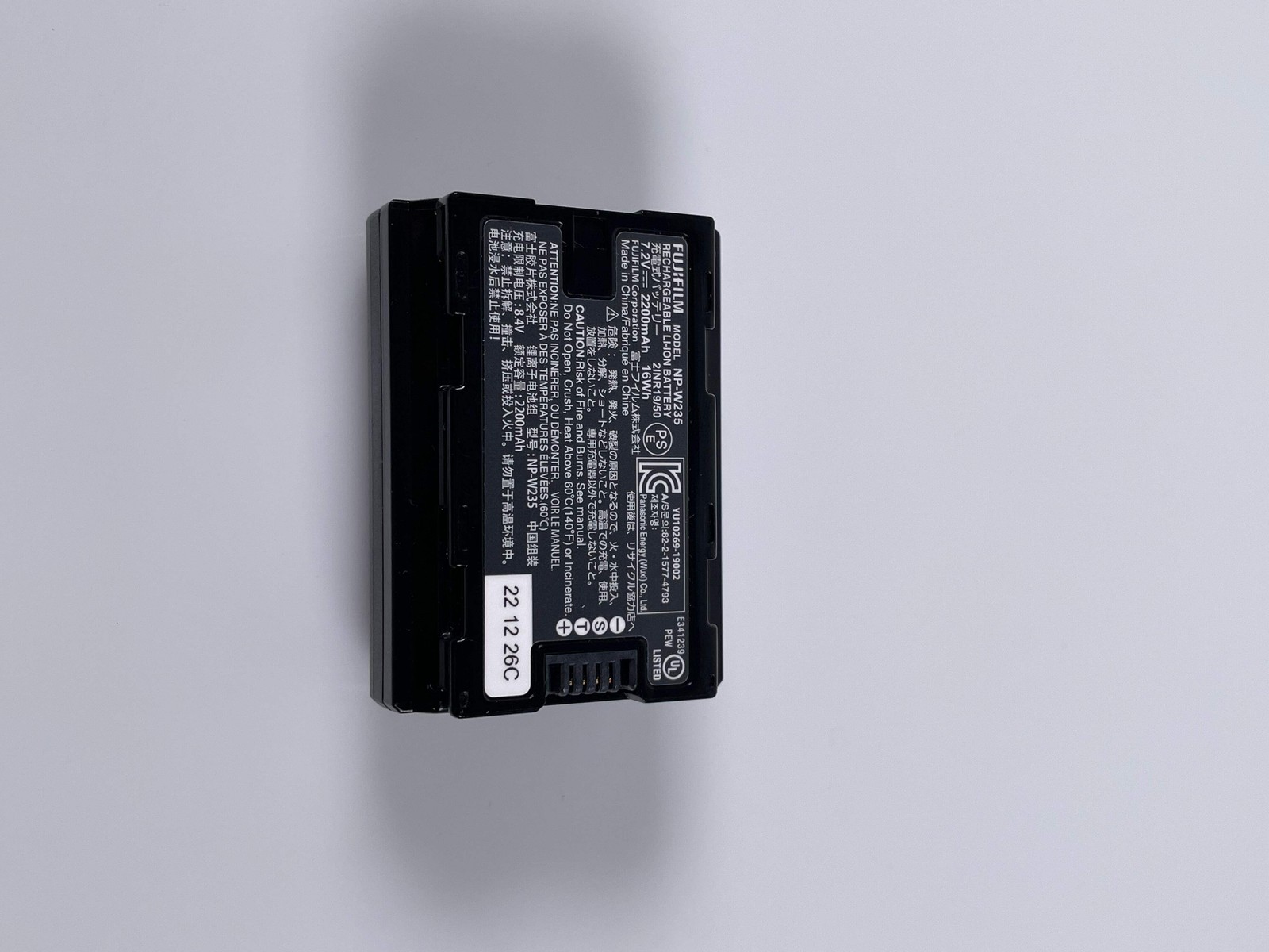 FujiFilm NP-W235 Battery for X-T4, X-T5, X-H2, X-H2S, X-S20, FujiFilm Camera