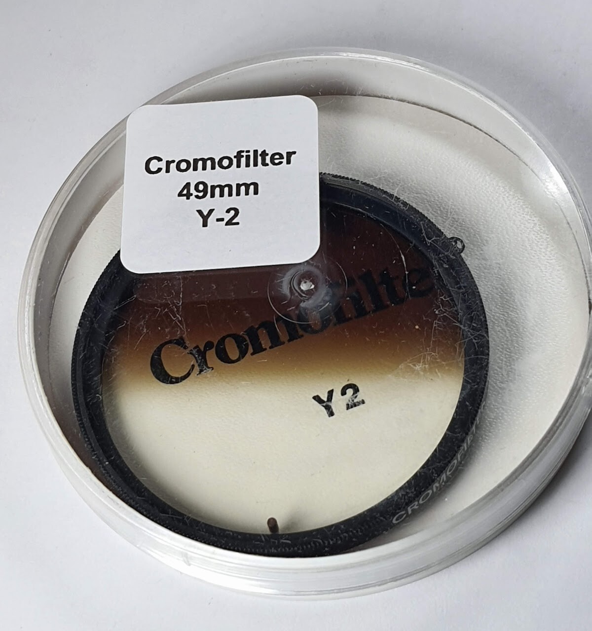 49mm CROMOFILTER Cromo Filter Y2 Tan / Yellow 2 France Graduated 49 mm E49 E-49