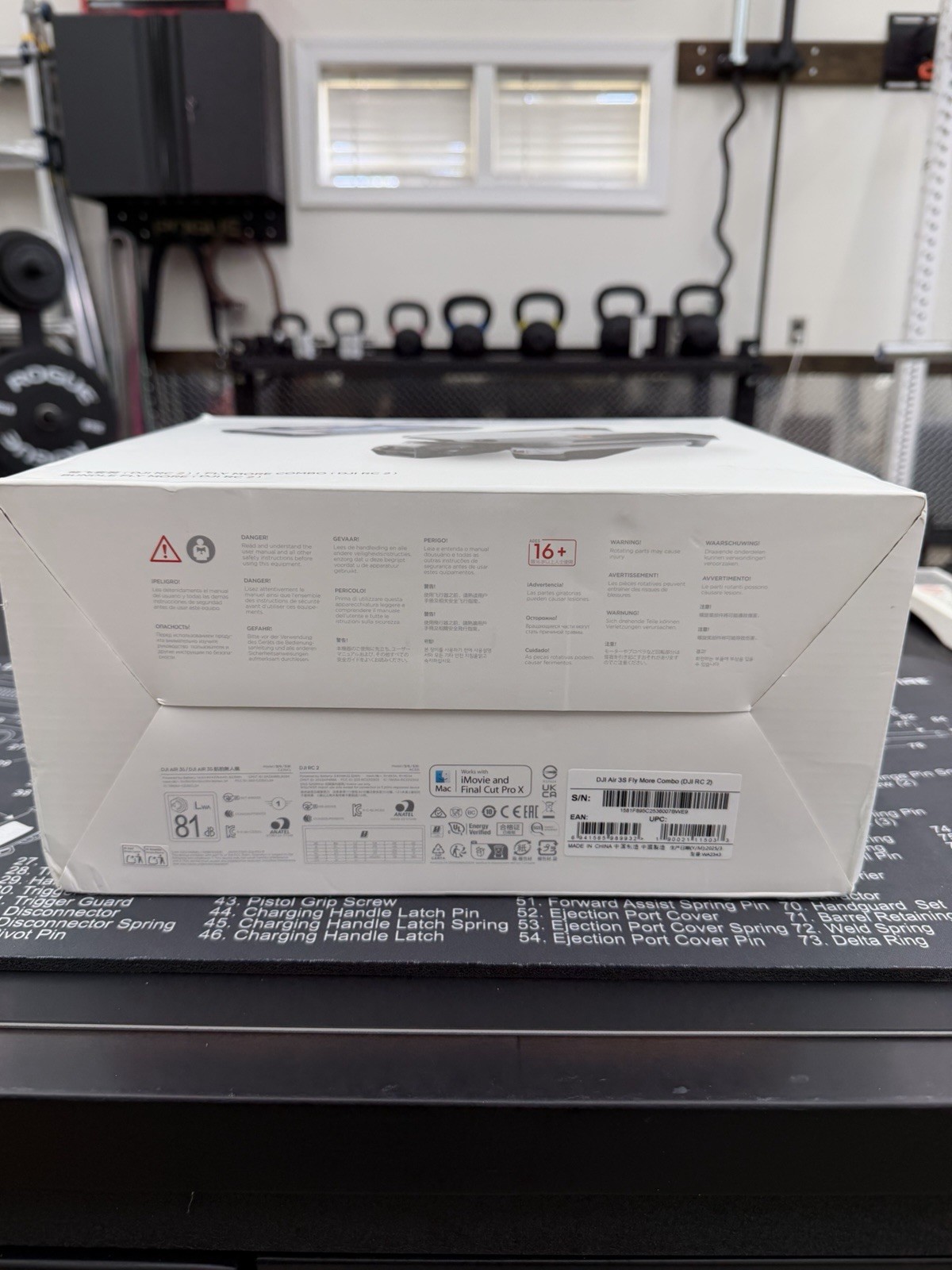 DJI Air 3S 4K Drone Fly More Combo w/ DJI RC 2, 2 Batteries, ND, Bag