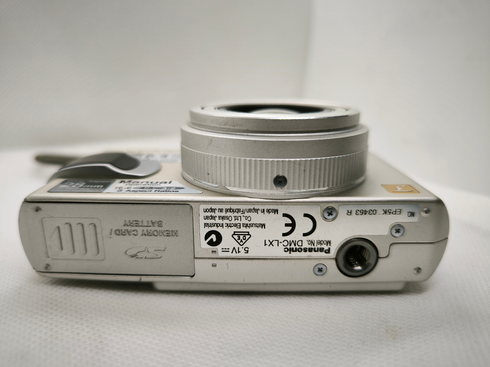CAMERA PANASONIC LUMIX DMC-LX1 8.4MP Silver