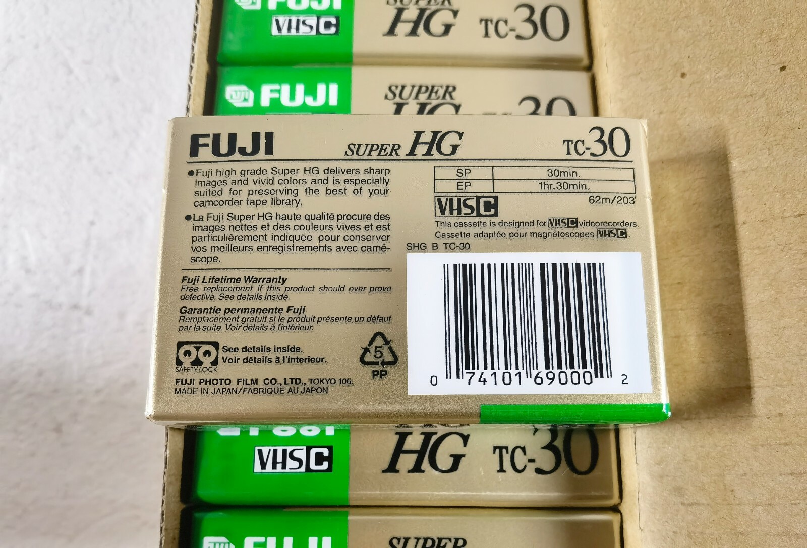 10 Fuji VHS-C Pro Premium High Grade Camcorder 30 min Video Cassettes – JAPAN