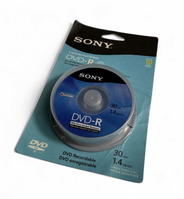 Sony Handycam Mini DVD-R 10-Pack 1.4GB 30-Min Recordable Discs New Sealed!