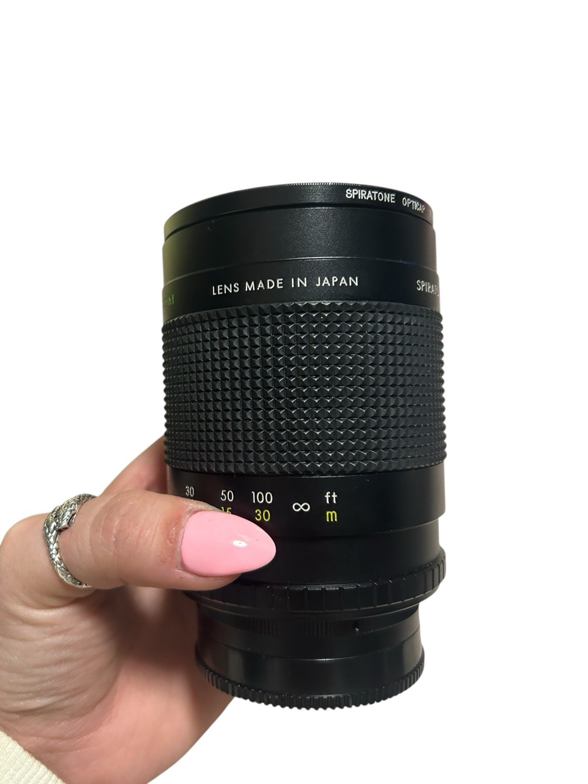 Spiratone 500mm F8 Mirror Lens Minolta MD Mount Minitel-M Clean Glass 72mm Vtg
