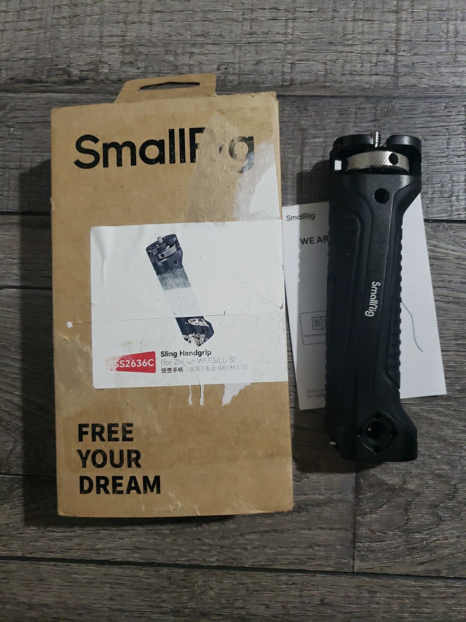 SmallRig Handle Grip Handgrip for Zhiyun-Tech WEEBILL-S Gimbal w/ Co… BSS2636C