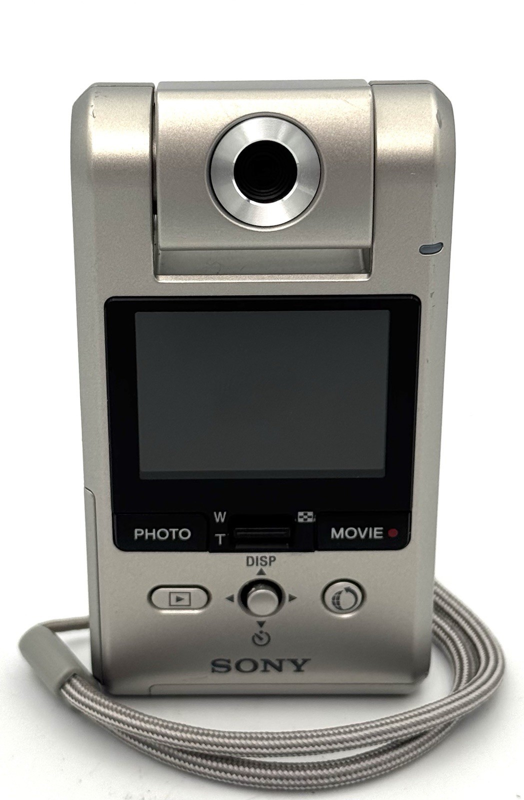 Sony Webbie HD MHS-PM1 Digital Camera Camcorder Silver w/ 8GB Memory/ Charger