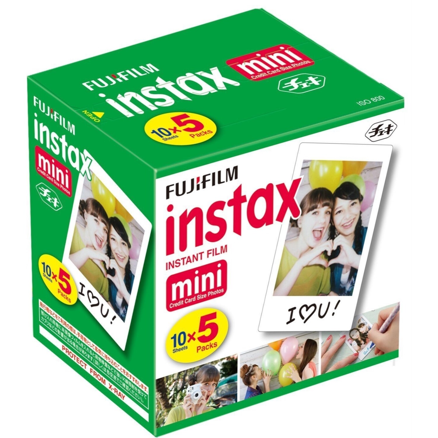 Fujifilm Instax Mini Instant Film 10 Sheets x 5 Packs For All Fuji Mini 8 Camera