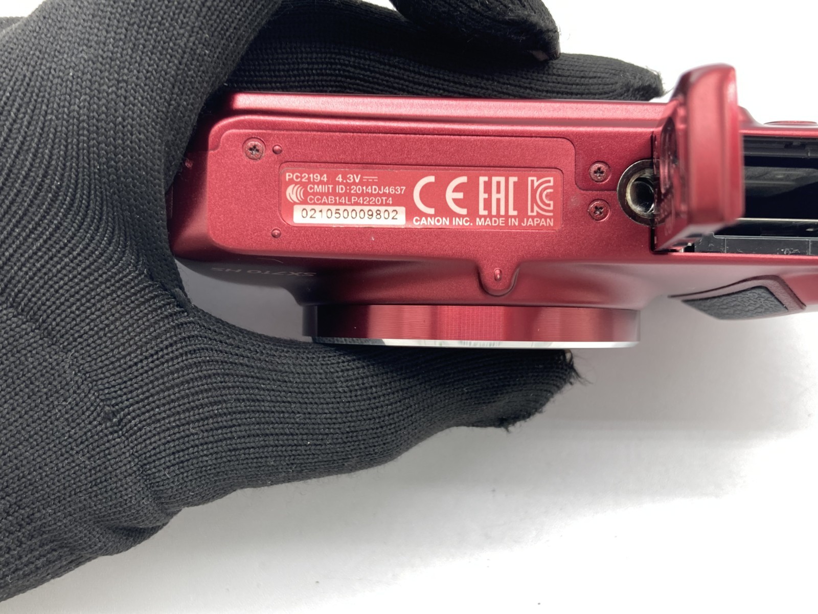 Excellent Canon PowerShot SX710 HS red 20.3 MP Digital Camera 3832