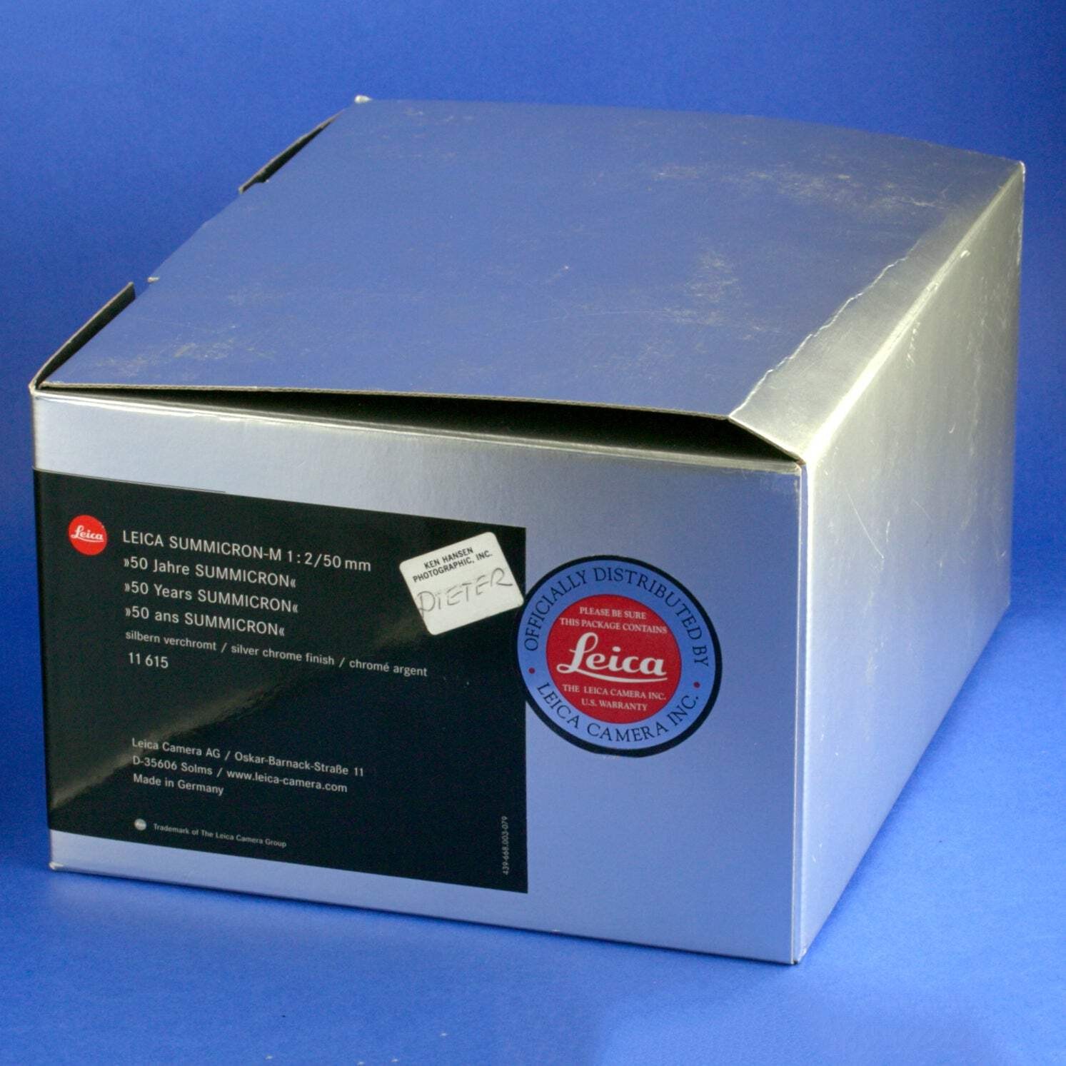 Leica Summicron-M 50mm F2 Jahre 50 Years 11615