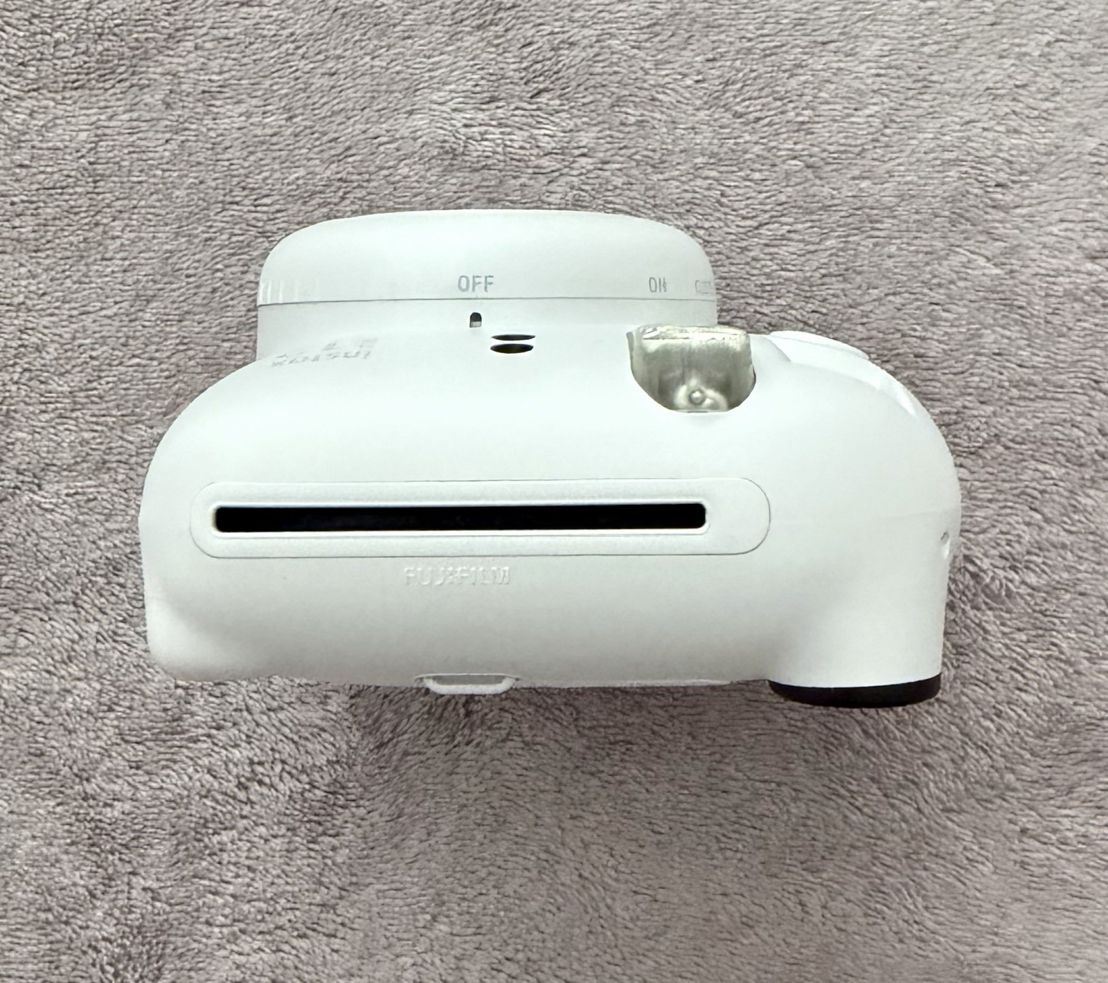 Fujifilm Instax Mini 12 Instant Film Camera Clay White & Case Pink