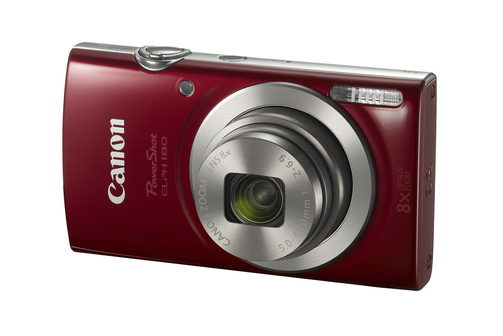 Canon PowerShot ELPH 180 20MP Digital Camera 8x Optical Zoom with Accessories