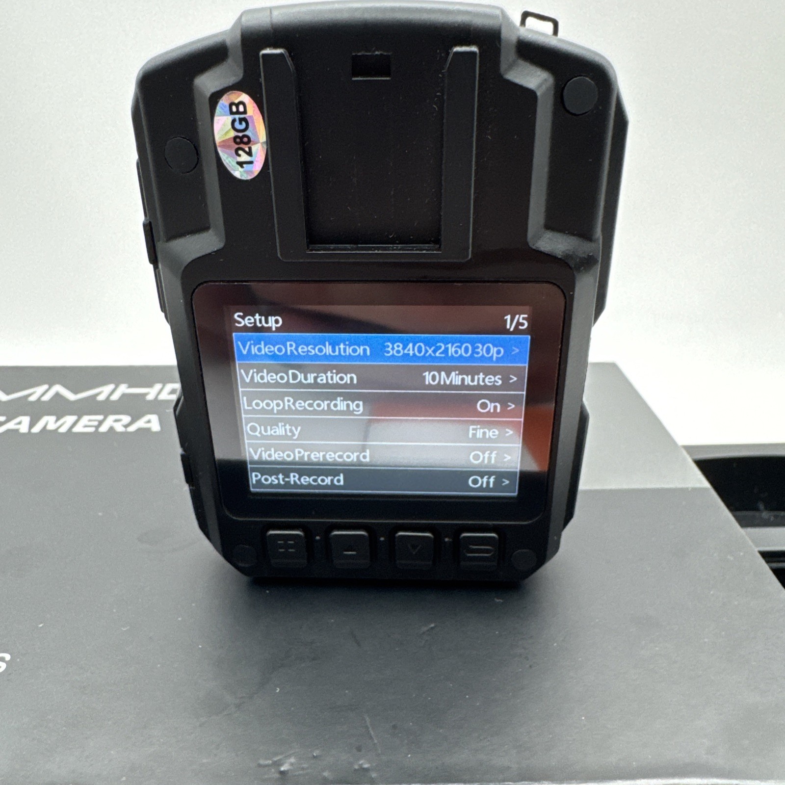 CAMMHD V8-128GB 4K Body Camera with Audio and Video Recording, 2160P ✅ TESTED