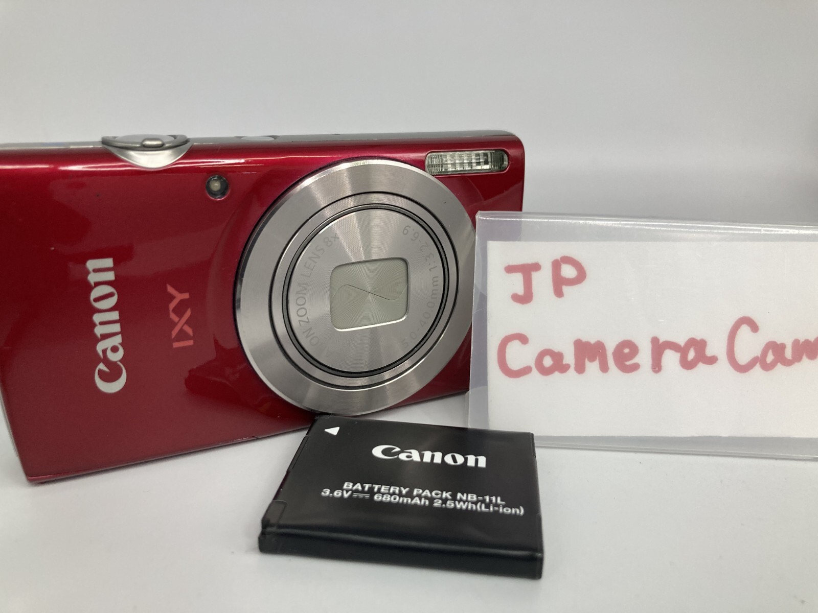 READ Excellent Canon IXY 180 red PowerShot ELPH 180 IXUS 175 Camera 0128