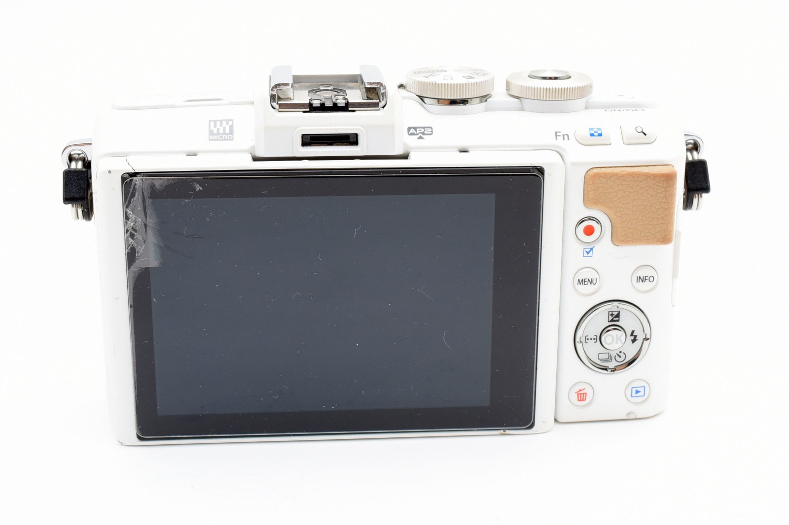 Olympus PEN E-PL7 SC:3538 16.1MP Digital Camera-White (Body Only) Tested#2816395