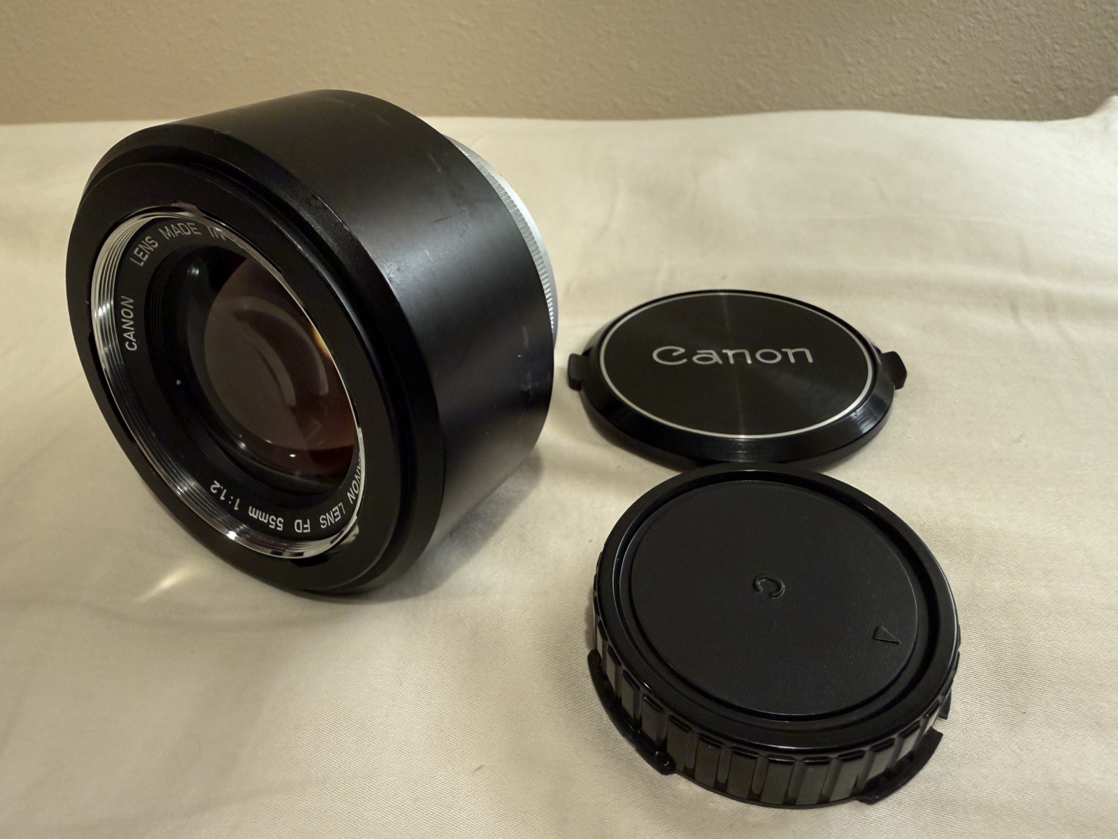 📸 RARE Vintage CANON FD 55mm f/1.2 MF Standard Prime Lens Hood JAPAN