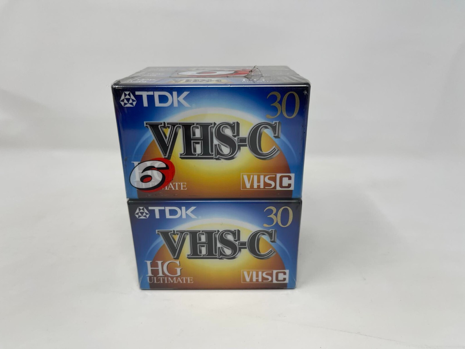 TDK TC30 HG Ultimate VHS-C Camcorder Tapes 6 Pack Bundle Brand New!