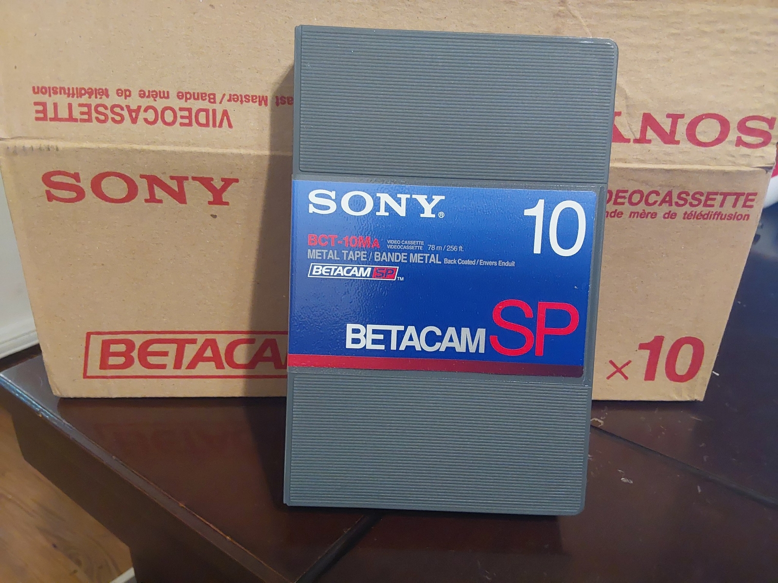 1 x Sony Betacam SP BCT-10MA Metal Broadcast Tape 10 Min – NEW