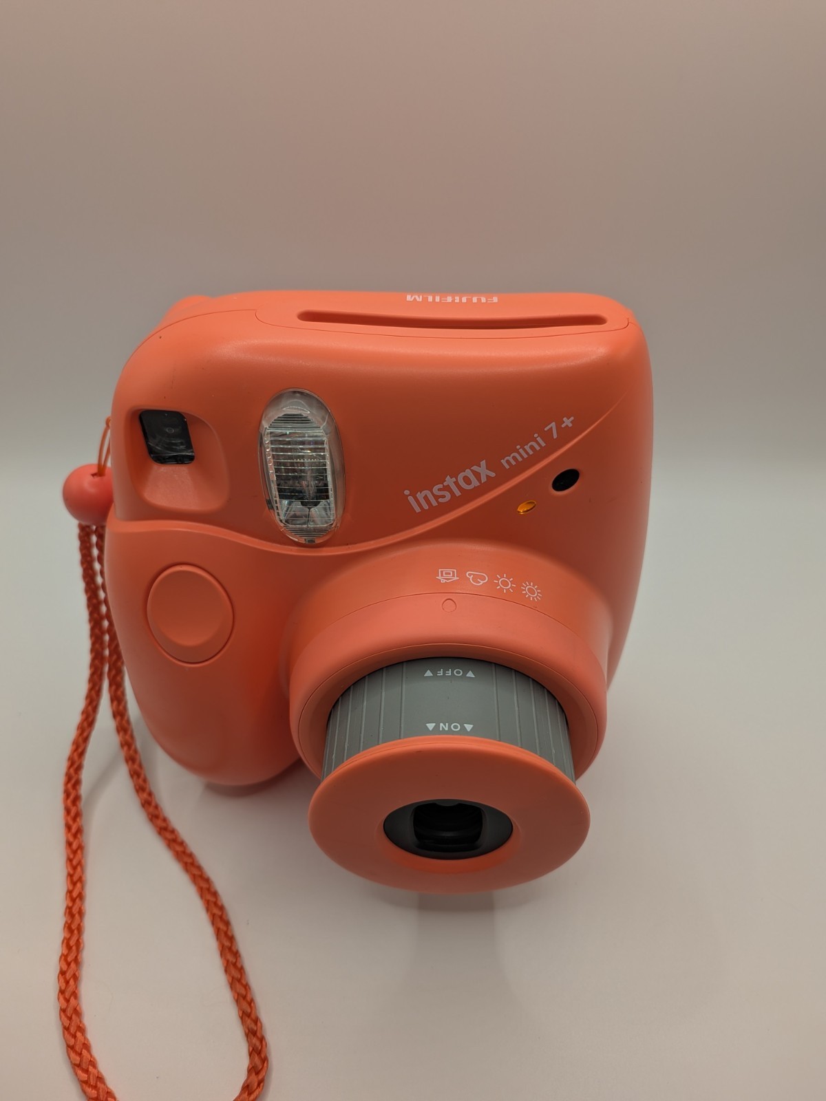 Instax Mini 7+ Light In Coral Instant Camera