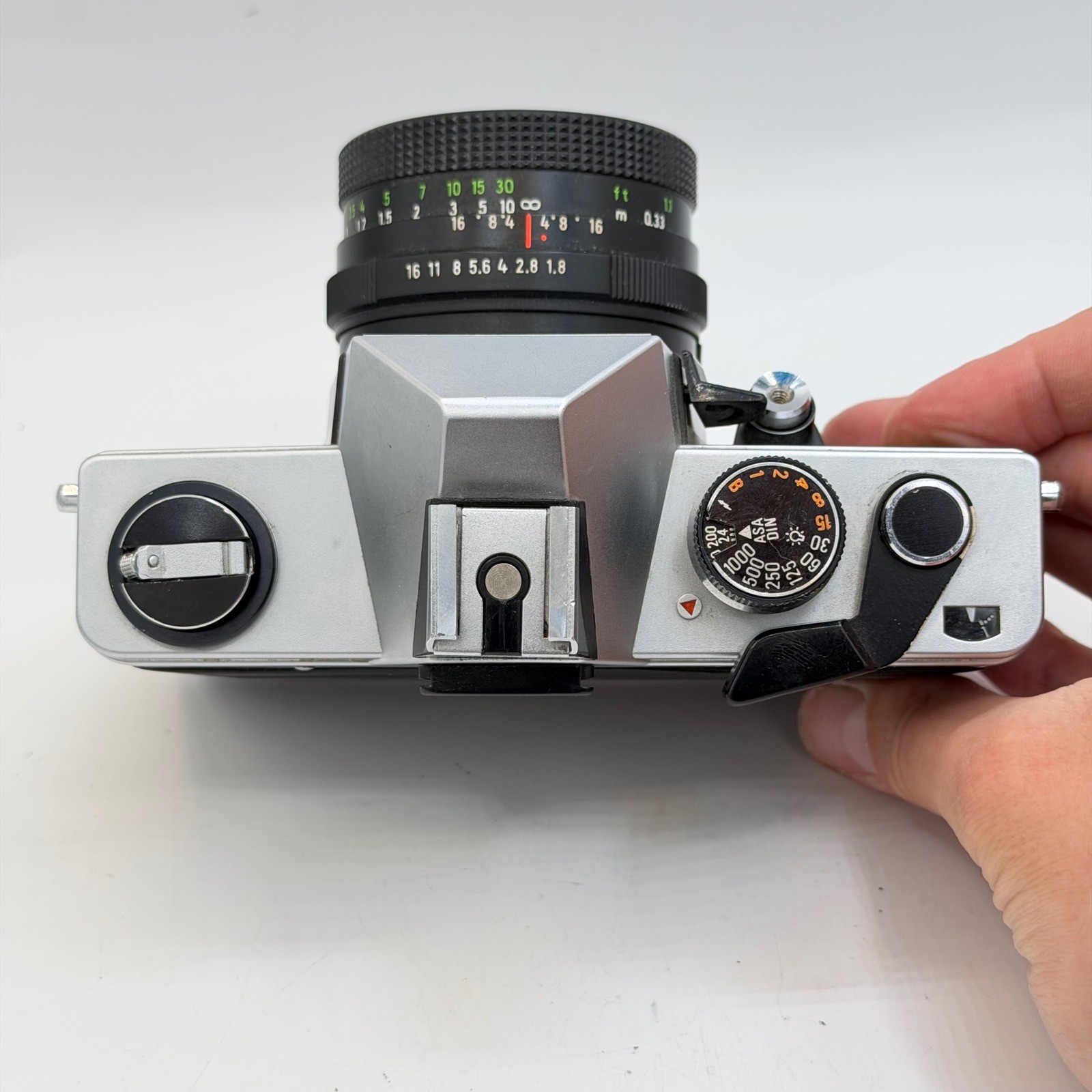 Praktica MTL5 35mm SLR Film Camera with Pentacon Auto 1.8/50 Lens and Filter