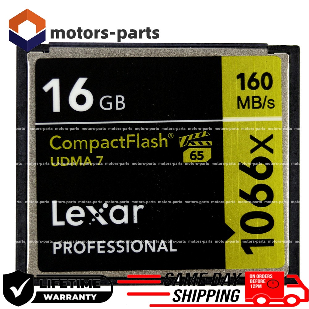 Genuine Lexar 16GB 128GB 1066X Compact Flash CF Memory Card UDMA7 For Camera USA