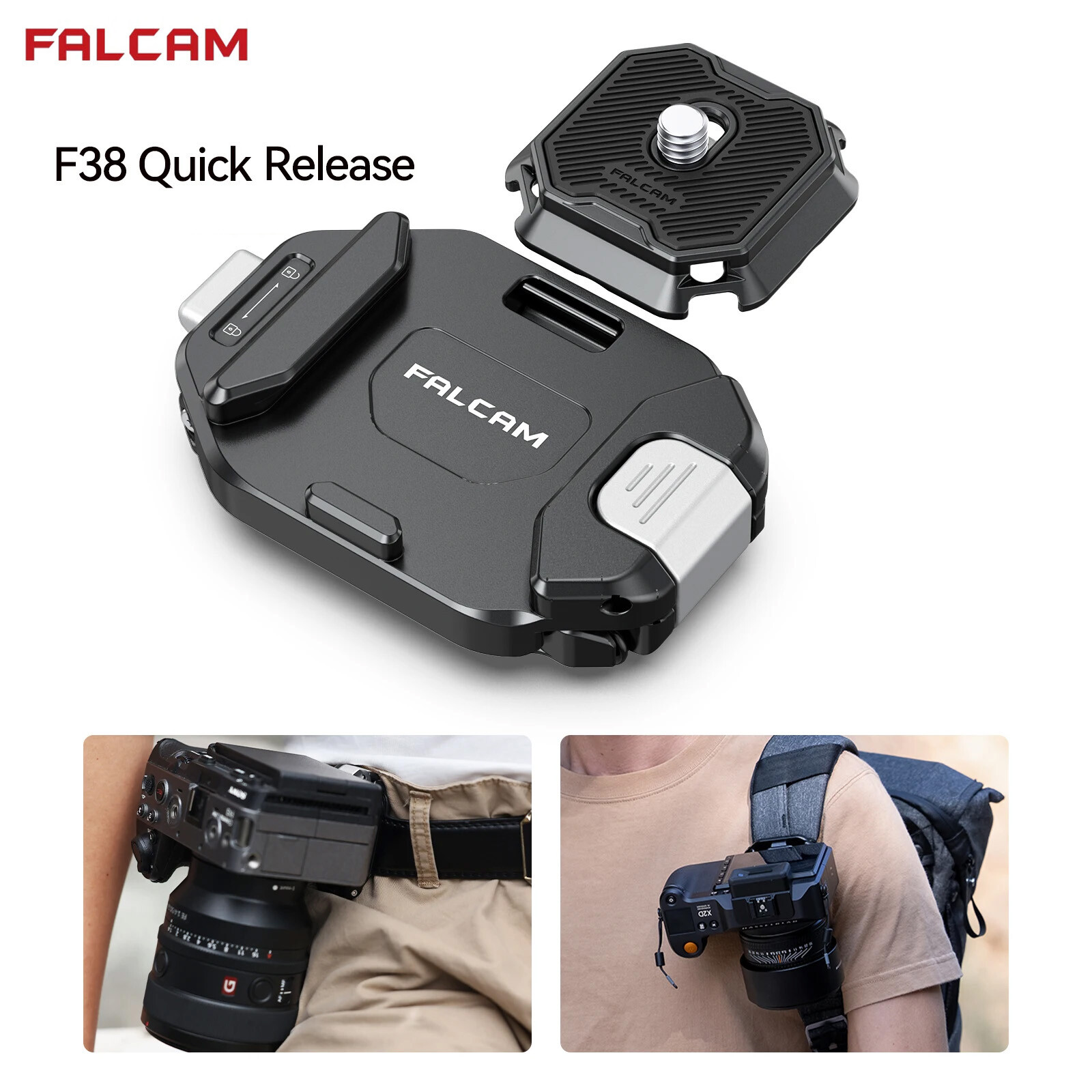 Ulanzi Falcam F38 Quick Release Kit for Camera Backpack Strap Clip V2 F38B3803