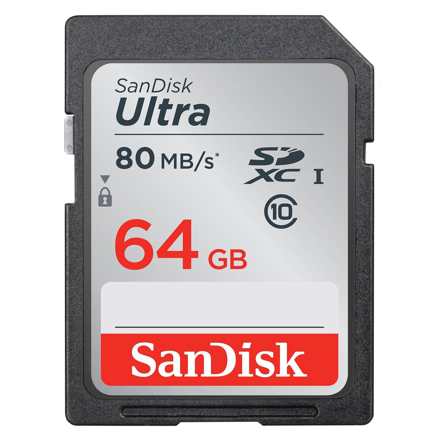 SanDisk Ultra 80MB/s 64GB Class 10 SD SDHC SDXC 533X UHS-I HD Flash Memory Card