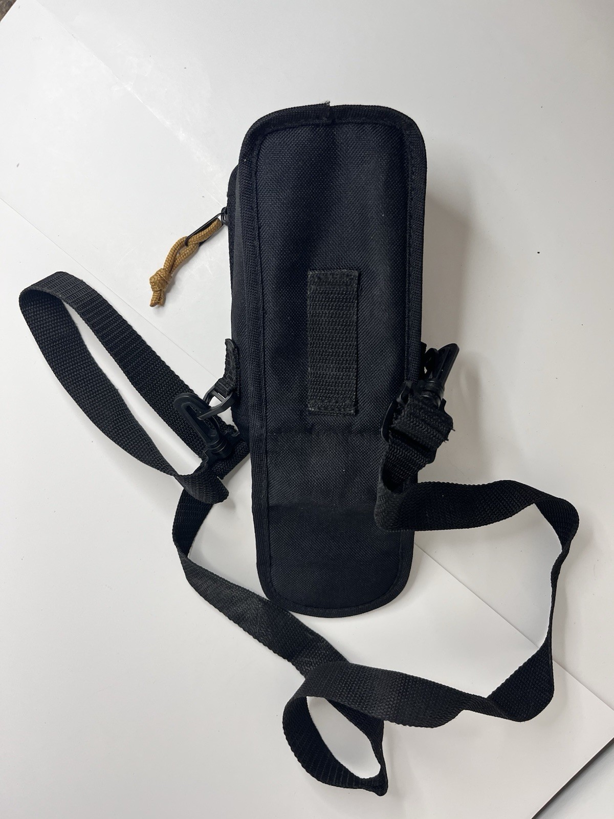 Black Nylon Camera Carry Shoulder Bag with Strap