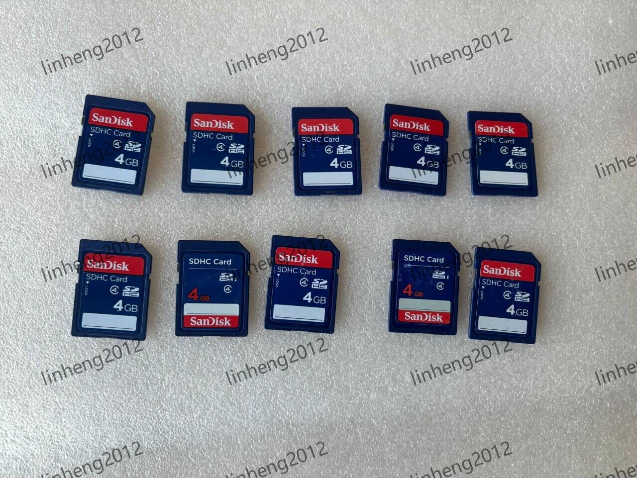 10PCS SANDISK SD SDHC 4GB Memory card