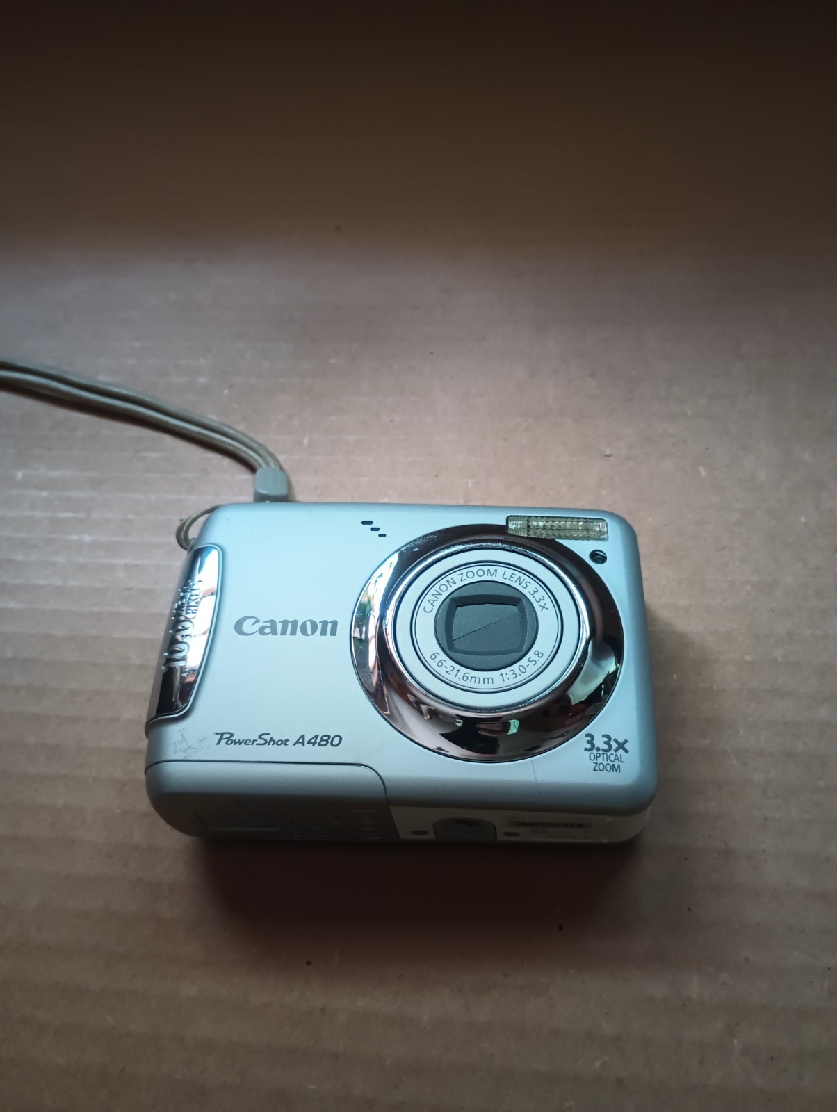 Canon PowerShot A480 Compact Digital Camera 10MP 3.3x Optical Zoom Silver