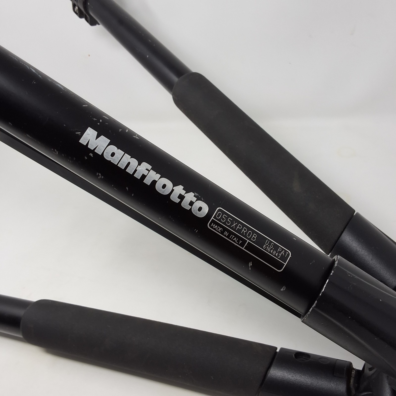 Manfrotto 055XPROB Aluminum Tripod Adjustable Legs Flip Lock Made In Italy