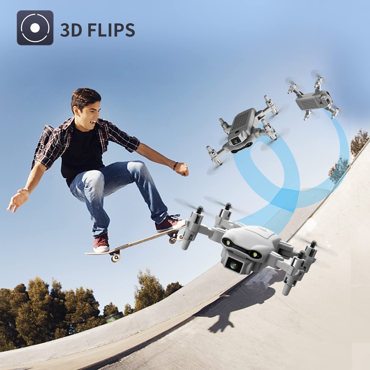 4DV9 Drone with 1080P HD Camera for Kids FPV Live Video RC Mini Quadcopter Helic