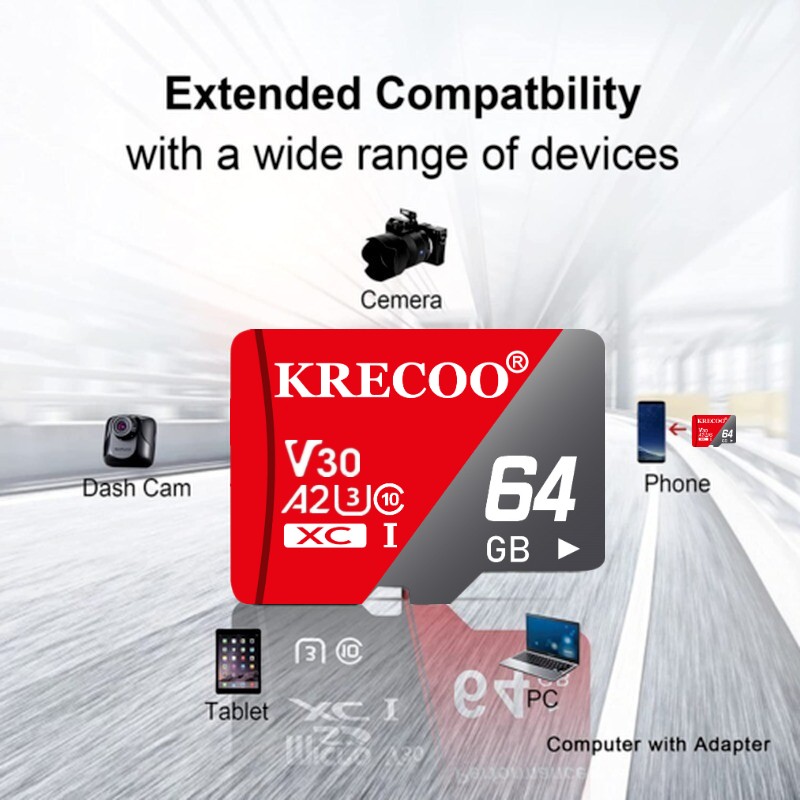 128GB 256GB 2TB Micro SD Card Memory Card TF Card with Free Adapter High Speed