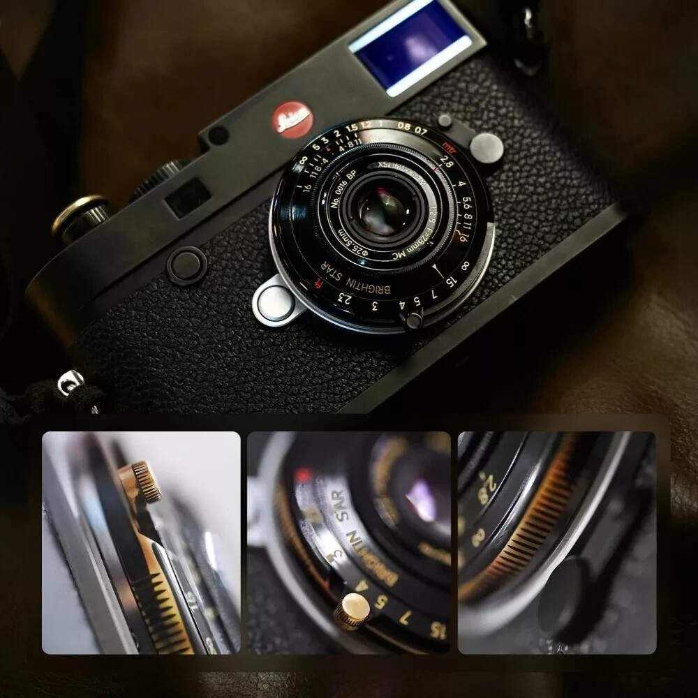 Brightin Star 28mm F2.8 Full Frame Lens+LM To GFX Adapter For Fuji GFX Camera