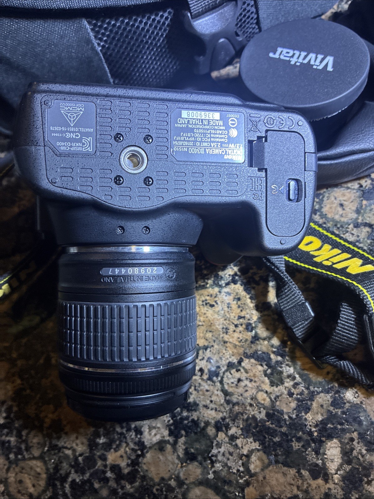 Nikon D3400 DSLR Camera Nikkor 18-55mm VR Lens – Converters – Filters – Bundle