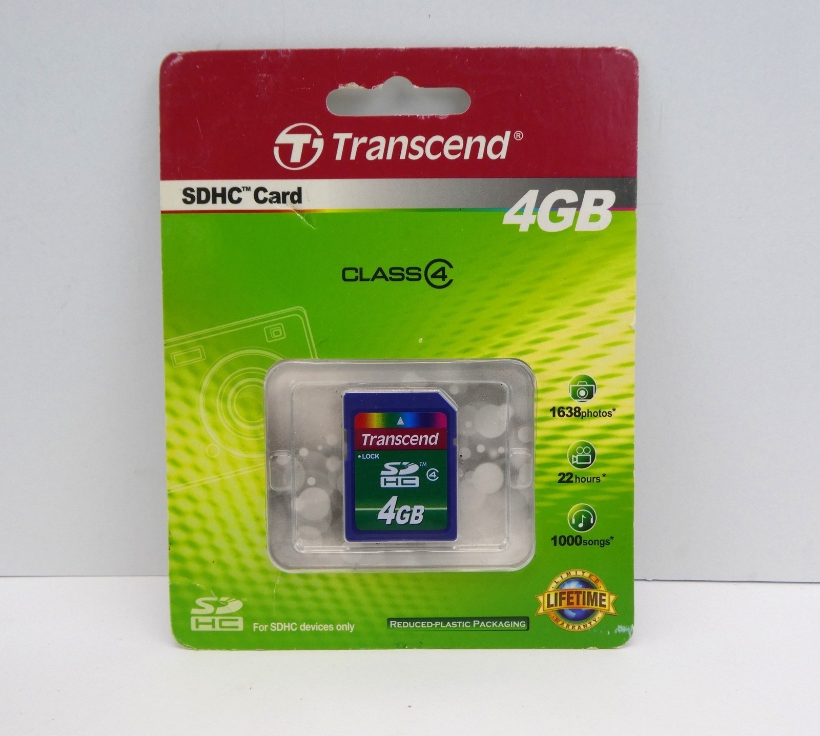 Transcend 4GB SDHC Card Class 4 Memory Card
