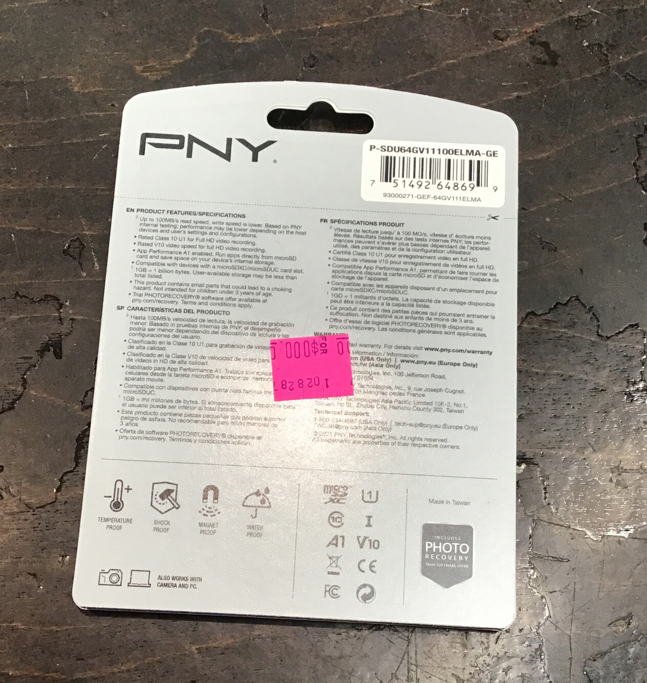 pny 64gb microSDXC Flash Card