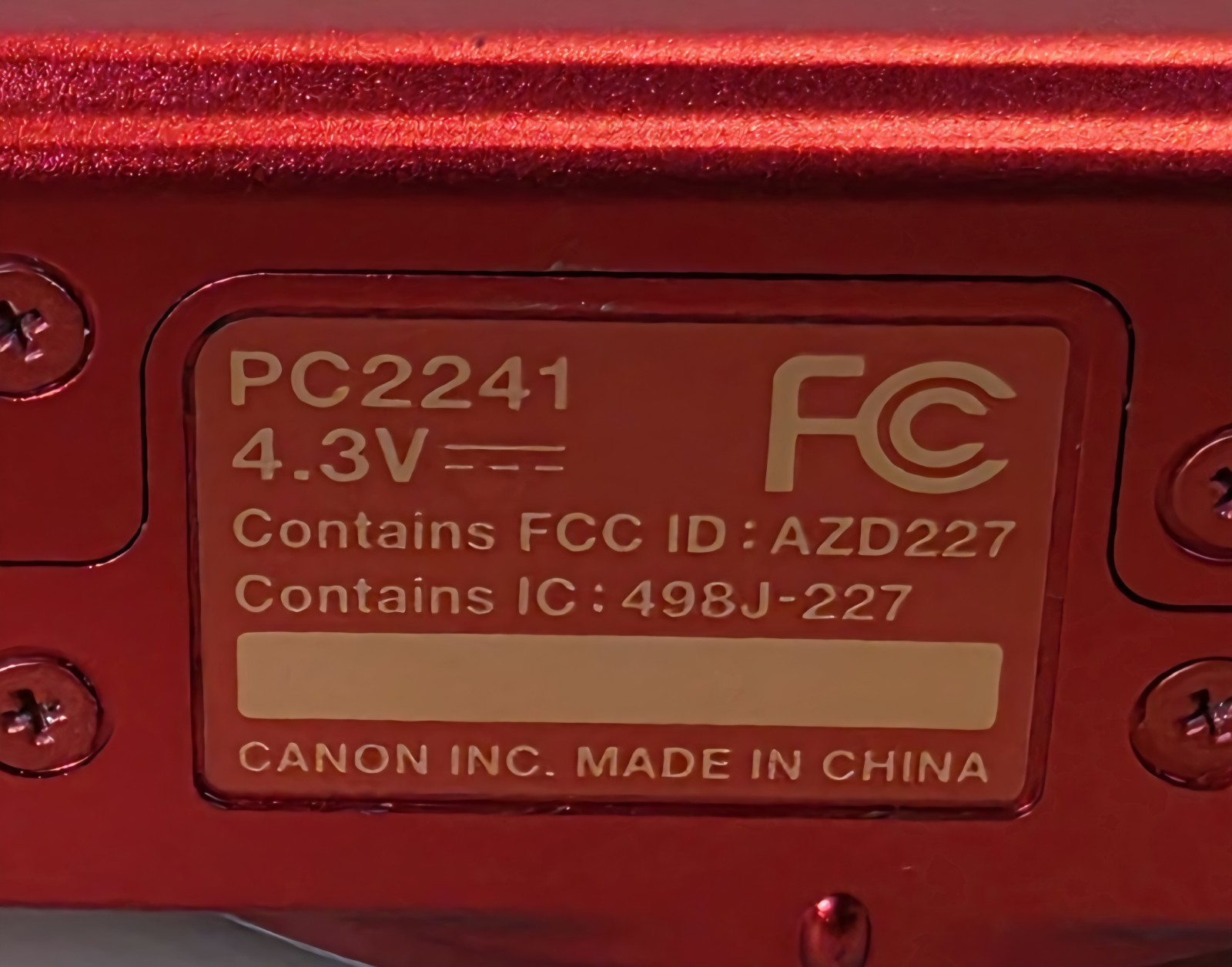 Canon PowerShot SX610 HS RED 20.2MP Digital Camera