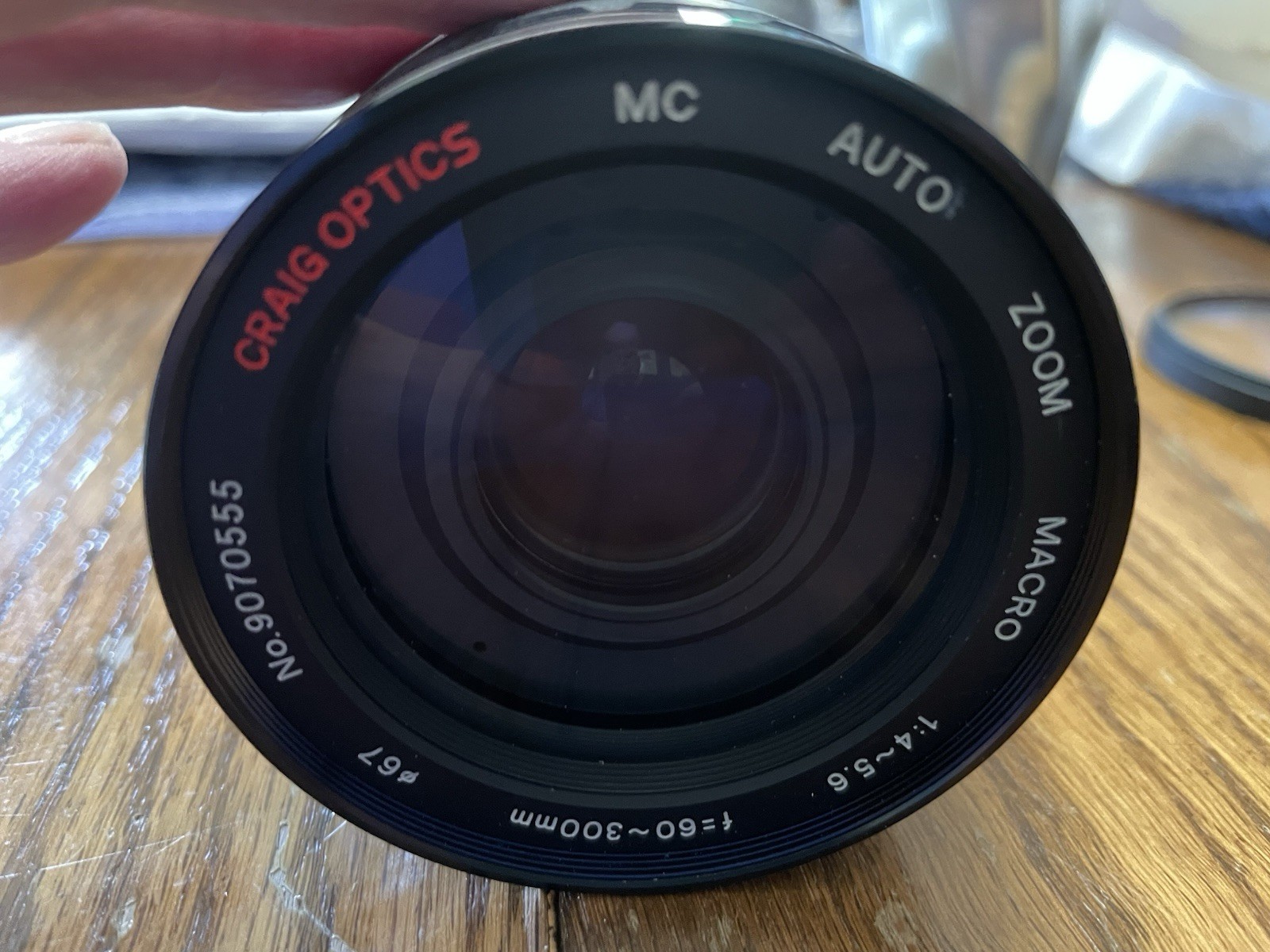 Craig Optics 60-300mm f/1.4-5.6 Lens For Minolta. Mint. Skylight Filter And Caps