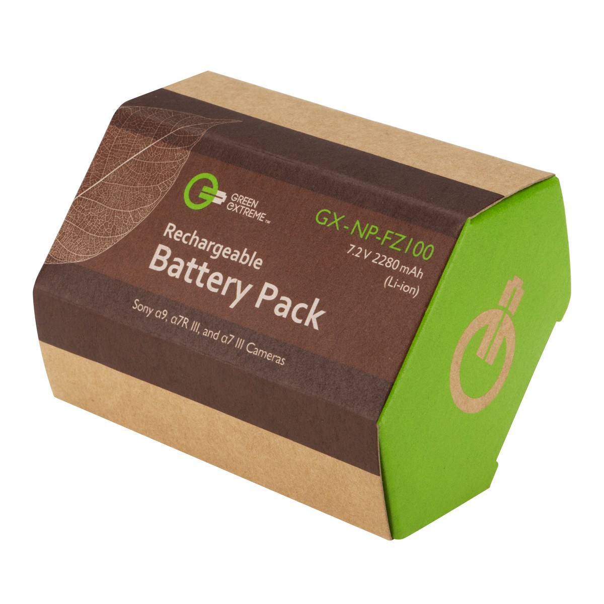 Green Extreme NP-FZ100 7.2V 2280mAh Rechargeable Lithium-Ion Battery #GXNPFZ100